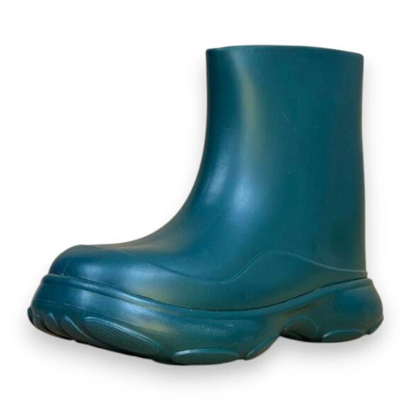 HUGO Wellee Extralight Women's Rainy Boots Olive Manmade US 7 (UK 4 EU 37) - Picture 1 of 4